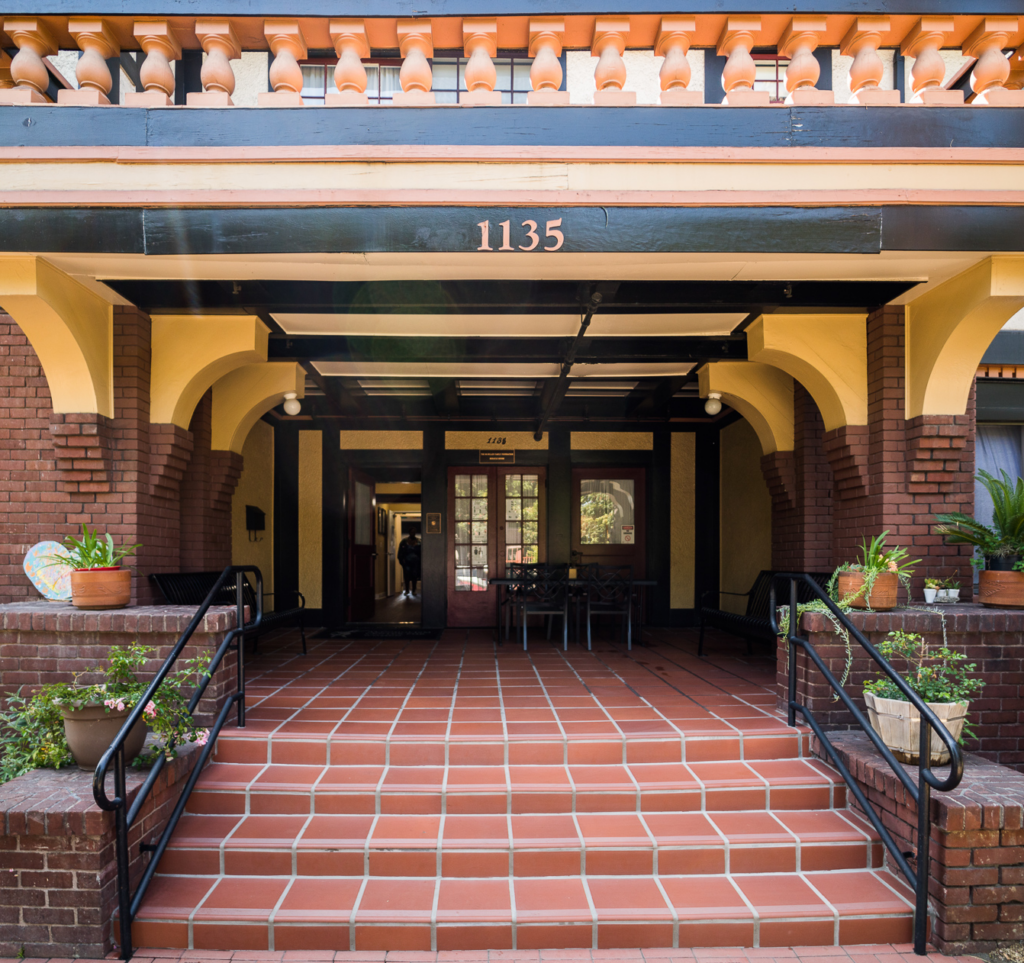 Entrance to the Residential House at ACW